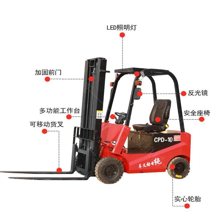 廠家出售蓄電池電動叉車 液壓升降推高車 倉庫快遞搬運(yùn)車
