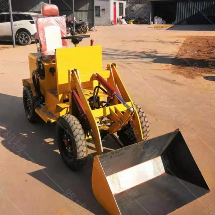 出售新型全電動裝載鏟車 小型工程轉(zhuǎn)載機 養(yǎng)牛廠用鏟糞鏟車