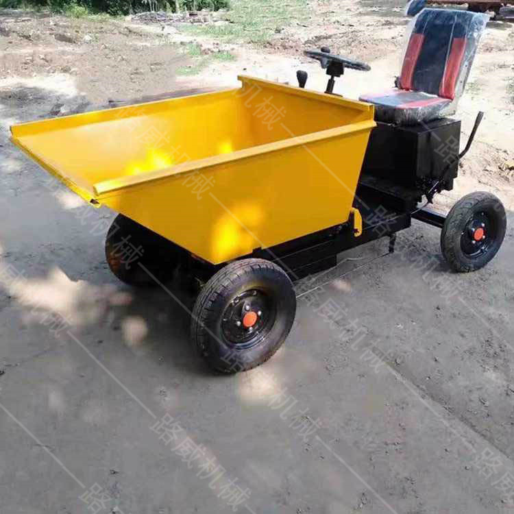 電動(dòng)四輪灰斗車 四輪座駕式電動(dòng)灰斗車 多功能電動(dòng)四輪車廠家