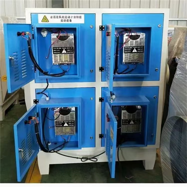 等離子凈化器玻璃廠廢氣凈化設備工業(yè)油煙處理設備廢氣高壓靜電低溫等離子