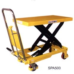 寧波如意SPA系列0.5噸手動(dòng)剪叉式液壓升降平臺(tái)車(chē) SPA500