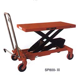 SP系列0.8噸手動剪叉式液壓升降平臺車 SP800