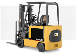 美國(guó)三菱卡特彼勒叉車(chē)(CAT)5500磅四輪電動(dòng)平衡重叉車(chē) E5500