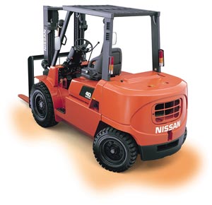 上海日產(chǎn)叉車(chē)(NISSAN)5噸柴油平衡重叉車(chē) F40D50UT