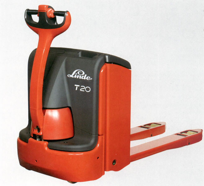 林德叉車(LINDE)2噸步行式電動(dòng)托盤搬運(yùn)叉車 T20