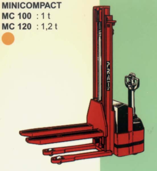 法國派特叉車(PRAT)1/1.2噸步行式全自動電動堆高機(jī) MC100/MC120
