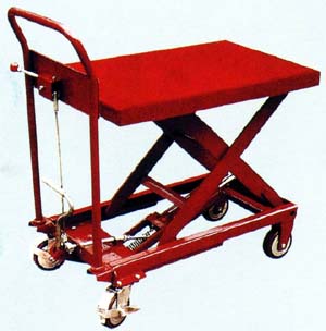 蘇州昊特物流設(shè)備WP500型手動(dòng)起升平臺(tái)車 WP500
