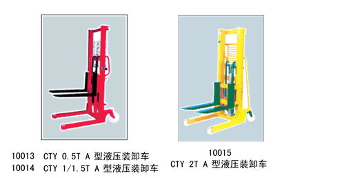 杰力裝卸車 CTY-0.5T、1T、1.5T、2T A