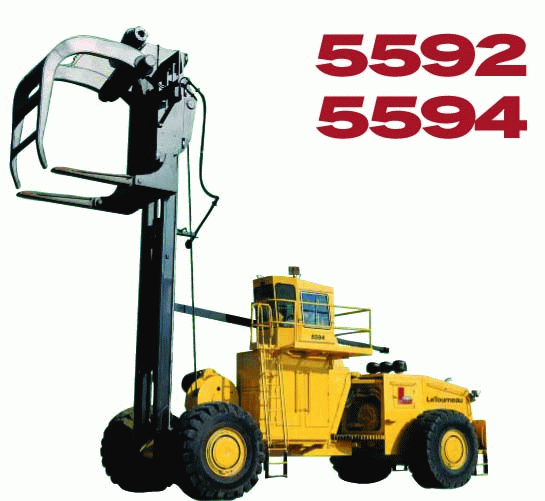 澳大利亞LeTourneau110,000 lbs木材專用抓舉機 5592/94
