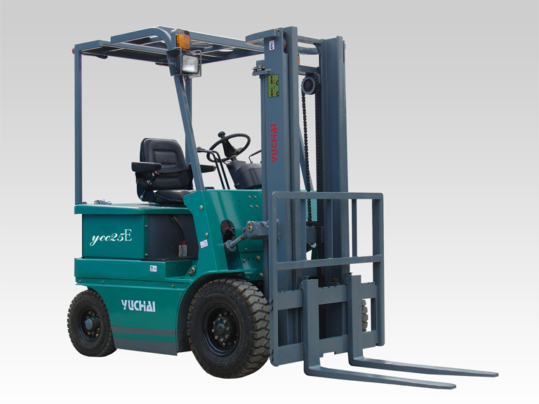 桂林玉柴叉車(chē)(YUCHAI)2.5噸四輪電動(dòng)平衡重叉車(chē) YCC25E