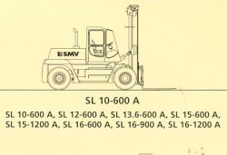 瑞典斯安姆威叉車(chē)（SmvLifttrucks）柴油平衡重叉車(chē) SL16-900 A