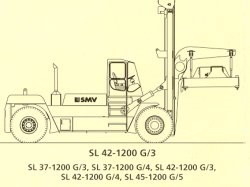 瑞典斯安姆威叉車（SmvLifttrucks）柴油平衡重叉車 SL37-1200 G/3