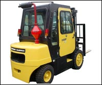 衡陽(yáng)奔騰:斗山叉車(chē)改裝的防爆叉車(chē) 斗山