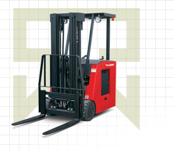 美國Tusk 3,500 lbs三輪電動(dòng)平衡重叉車 3,000-3,500 lbs