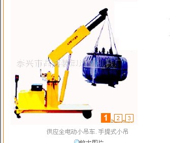 泰興晶鑫SD全電動旋轉(zhuǎn)小吊車 SD