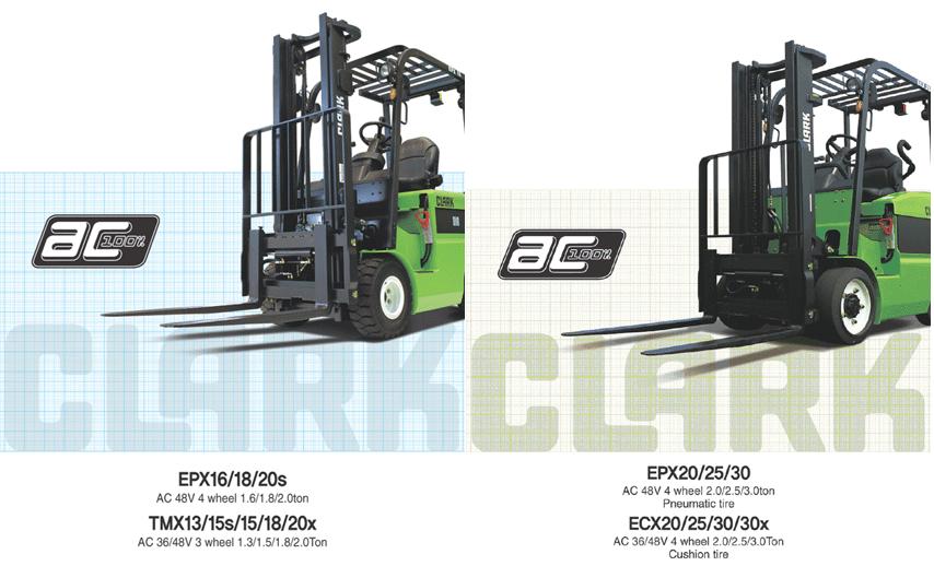 克拉克，克拉克叉車，平衡重式電瓶叉車 EPX-16/18/20S/25/30