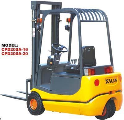 濟南叉車三支點電動叉車1噸2噸三支點平衡重式電動叉車 CPD10SA-10/CPD20SA-20支點蓄電池平衡重式叉車