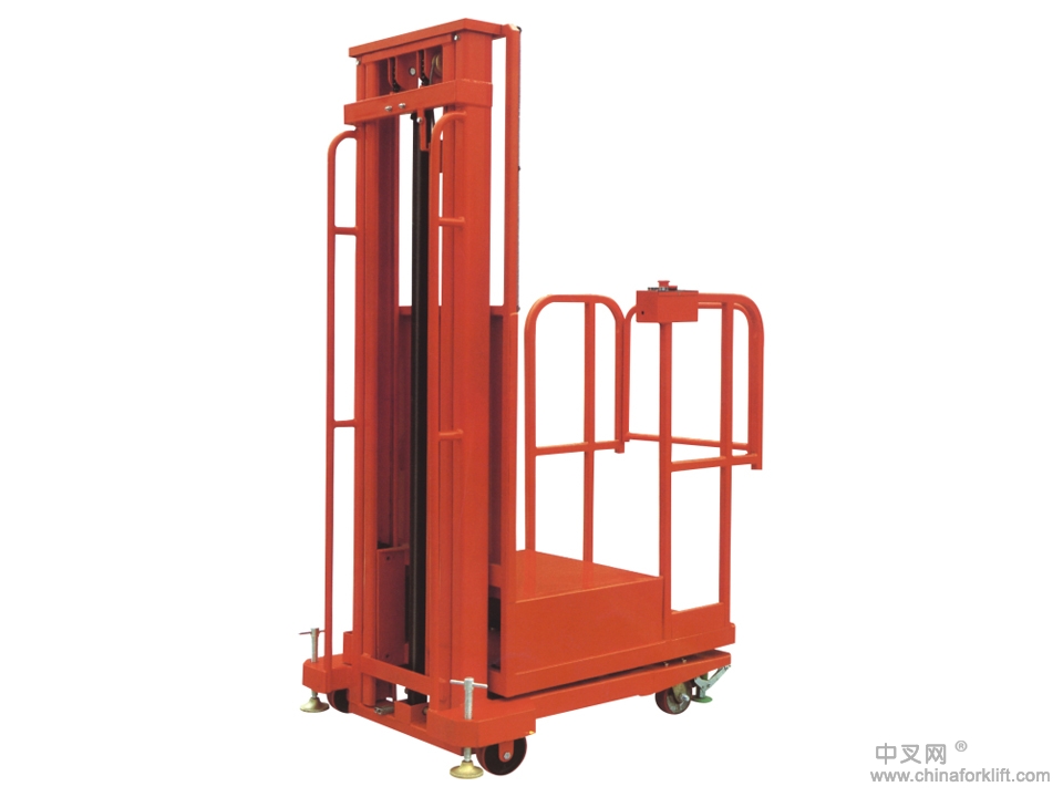 天津升降車，半電動(dòng)高空取料機(jī)，天津高空取料機(jī)報(bào)價(jià)，規(guī)格參數(shù)，廠家直銷