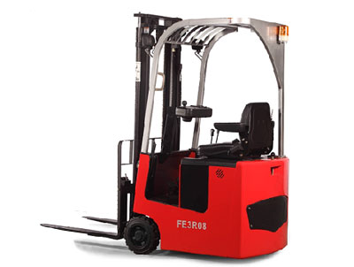 諾力FE3R12AC三輪電動(dòng)叉車，上海三支點(diǎn)電瓶叉車，松江三輪蓄電池叉車，浙江諾力電動(dòng)叉車 FE3R12AC