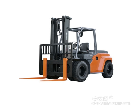 豐田8系列7噸內(nèi)燃平衡重叉車(chē) 8FD70