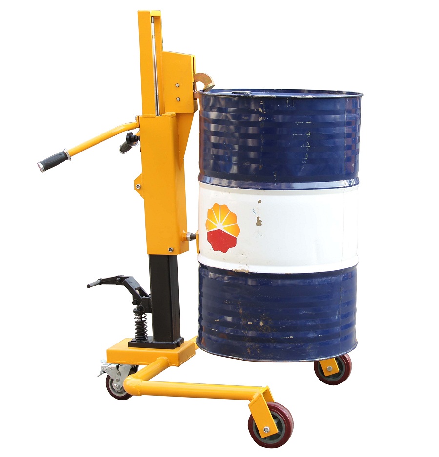手動(dòng)油桶搬運(yùn)車(chē) 鷹嘴夾具600KG油桶搬運(yùn)工具 諾力油桶車(chē)