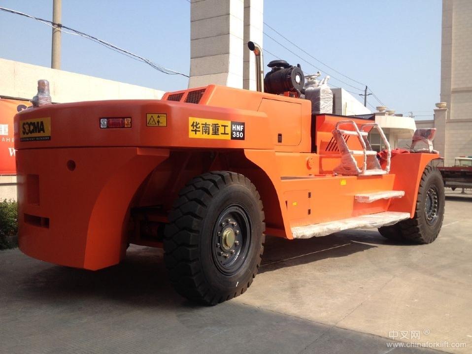 供應(yīng)華南重工內(nèi)燃重型35噸叉車廠家報價港口碼頭船用集裝箱35噸叉車價格 HNF-350